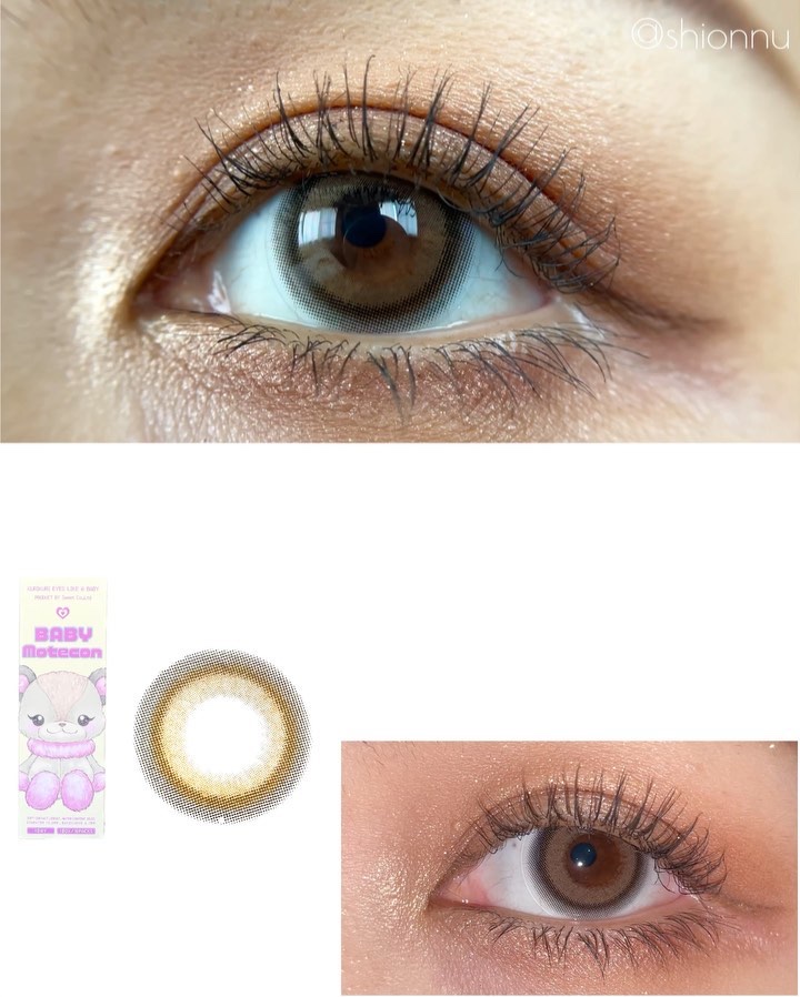 ベイビーモテコン/モテコン/カラーコンタクトレンズの動画クチコミ1つ目