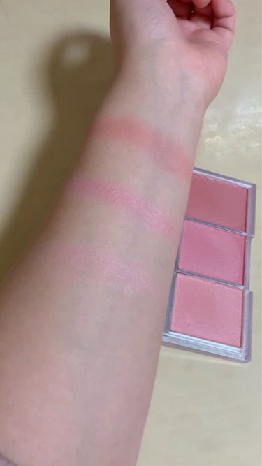 All Take Mood Cheek Palette/PERIPERA/パウダーチークを使ったクチコミ（3枚目）