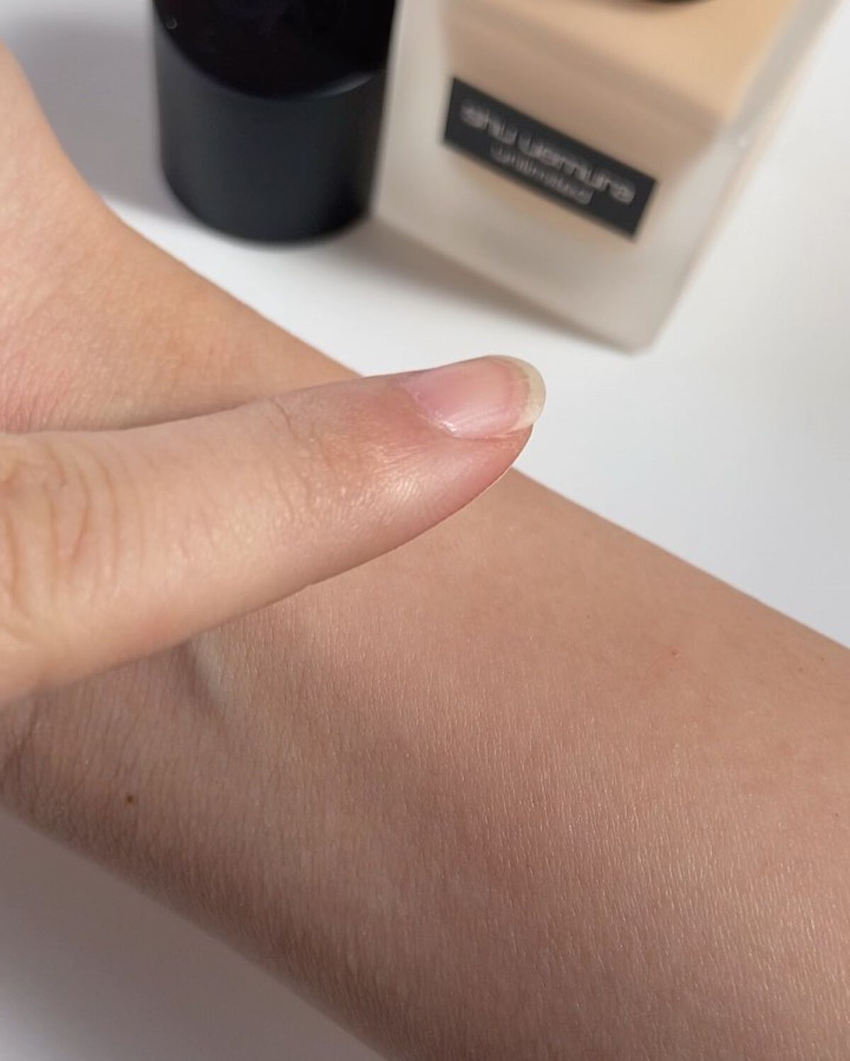 （旧）アンリミテッド ラスティング フルイド/shu uemura/リキッドファンデーションを使ったクチコミ（2枚目）