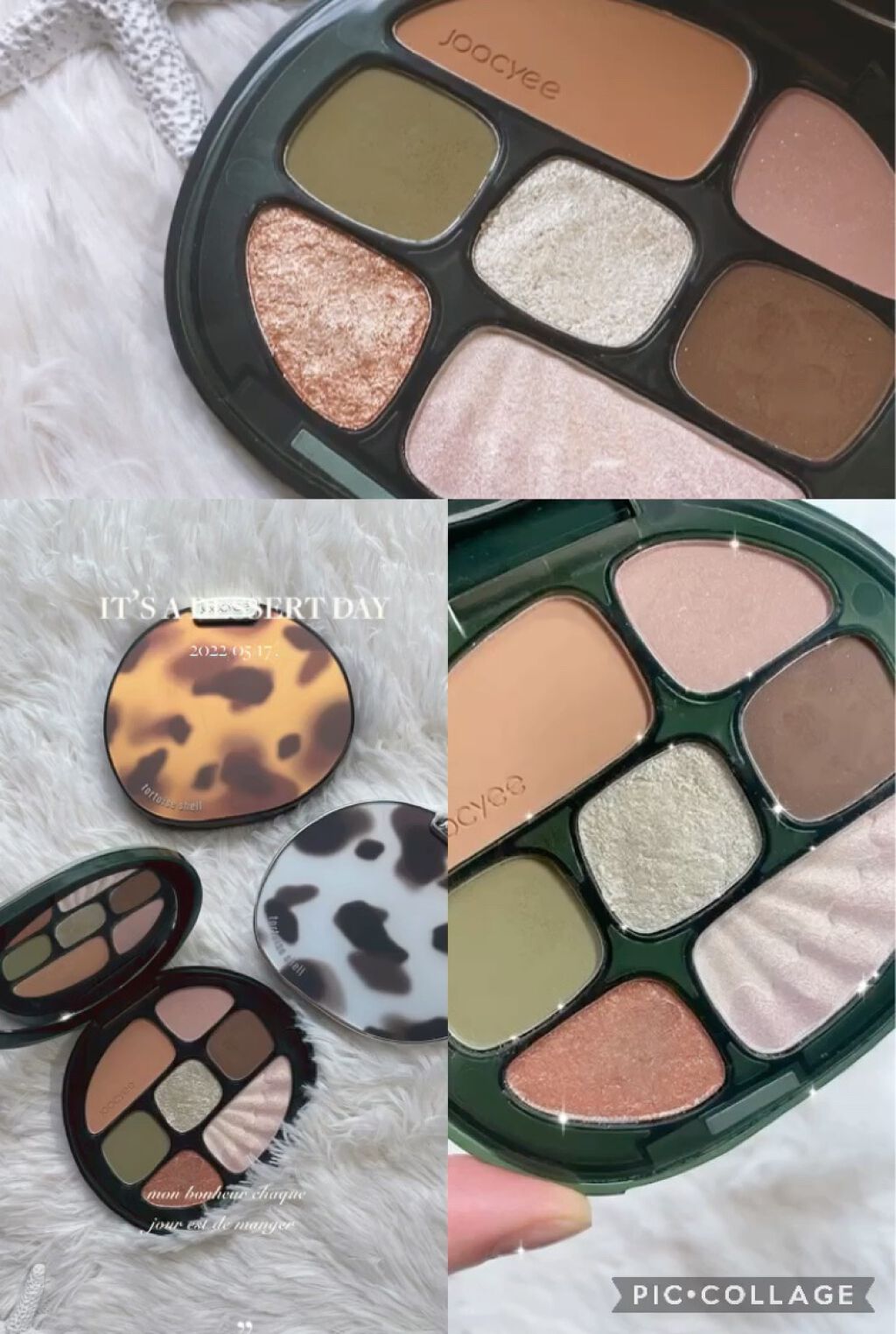 貝殻マルチパレット/Joocyee/アイシャドウパレットを使ったクチコミ（2枚目）