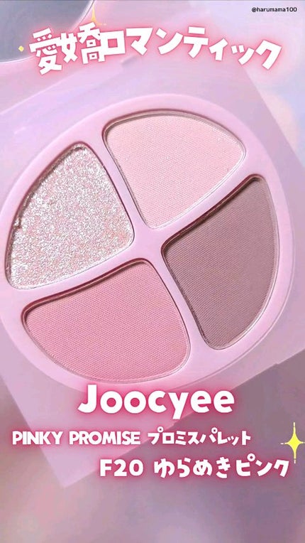 PINKY PROMISE プロミスパレット/Joocyee/アイシャドウパレットの人気ショート動画