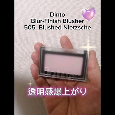Blur-Finish Blusher/Dinto/パウダーチークの動画クチコミ5つ目