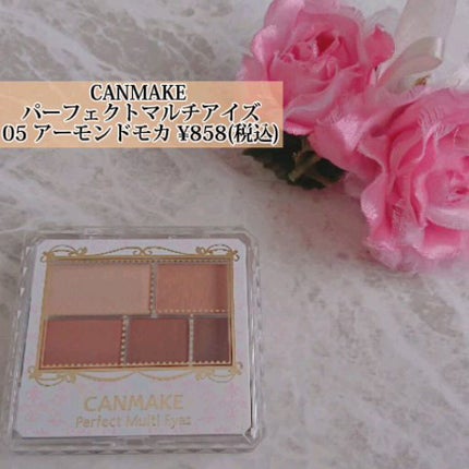 パーフェクトマルチアイズ/キャンメイク/アイシャドウパレットを使ったクチコミ(1枚目)