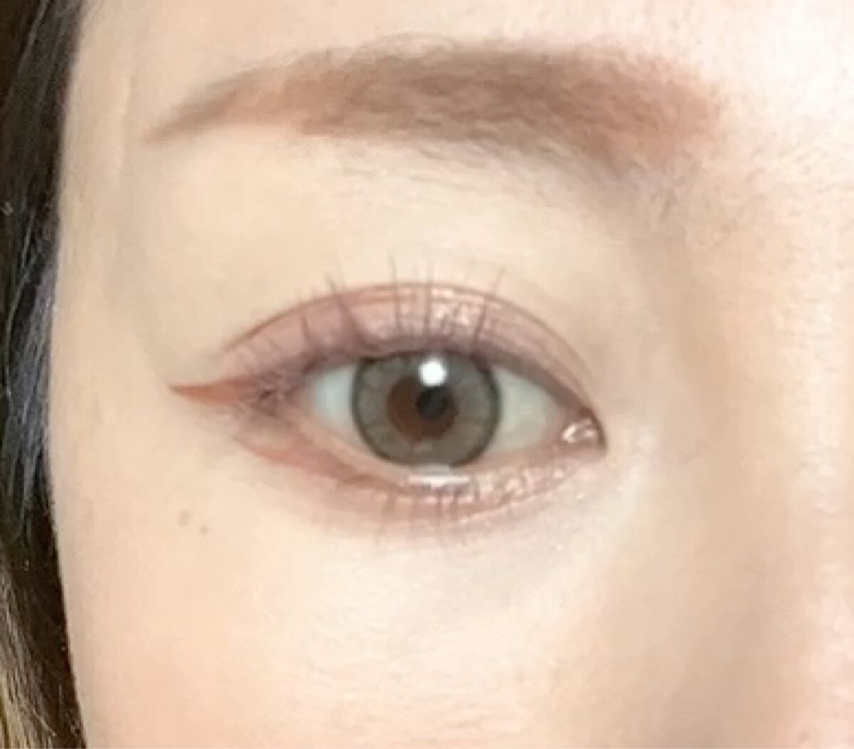 描くふたえアイライナー/CEZANNE/リキッドアイライナーを使ったクチコミ（3枚目）