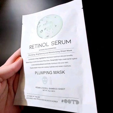 レチノール セラム プランピング マスク/OOTD Beauty/シートマスク・パックの動画クチコミ1つ目