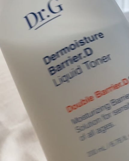 ザモイスチャーバリアDリキッドトナー/Dr.G/化粧水を使ったクチコミ(2枚目)