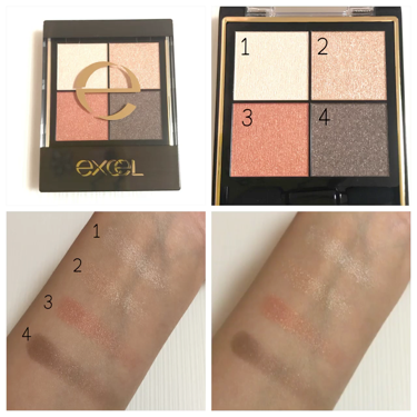 リアルクローズシャドウ/excel/アイシャドウパレットを使ったクチコミ（2枚目）