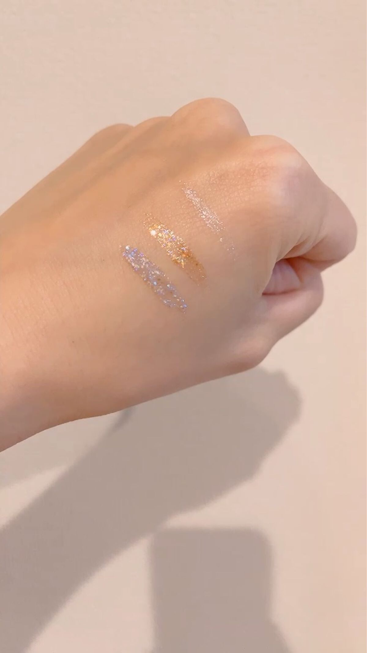 リキッド グリッター シャドウ/rom&nd/グリッターを使ったクチコミ（3枚目）