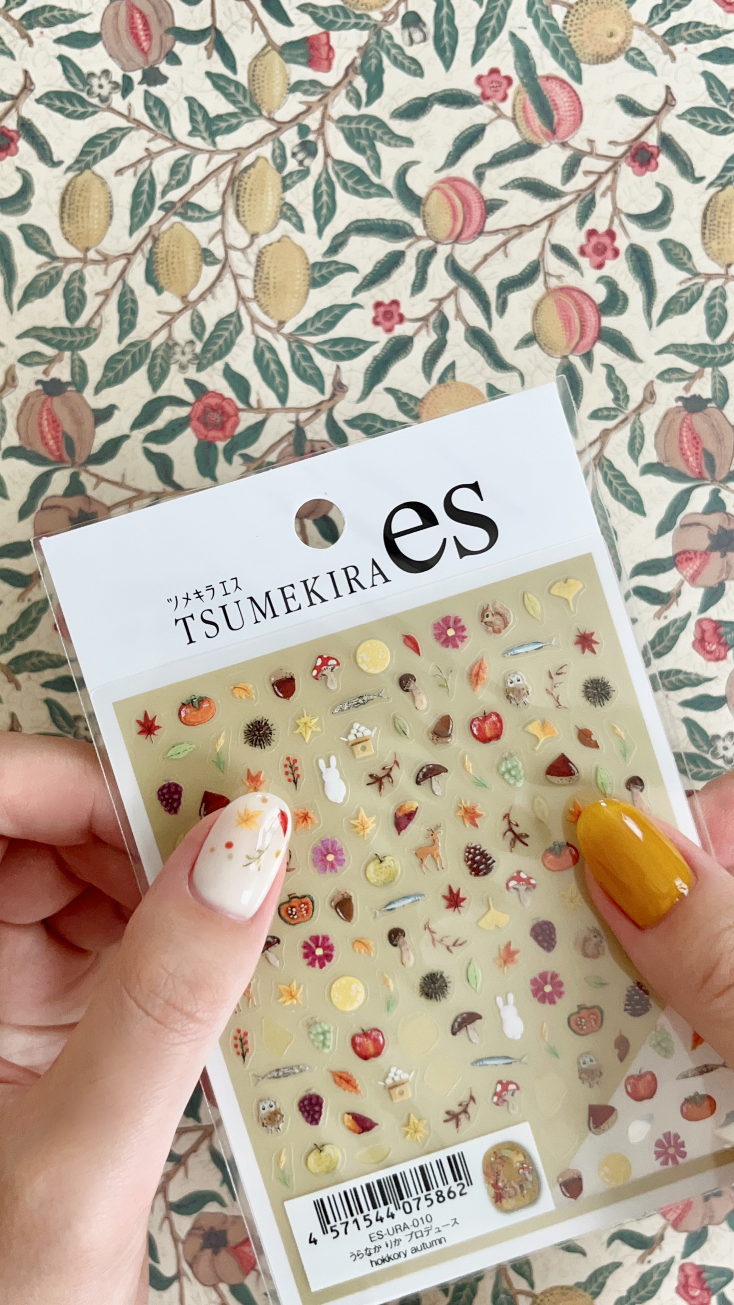 最近急に寒くなったので
ネイルも秋仕様に衣替えしました🍁🐿

秋らしい気候になったら使いたいと思ってた
大好きなうらなか先生の新作シール！！

••┈┈┈┈••

TSUMEKIRA

【ES-URA-010】
うらなか りか プロデュ