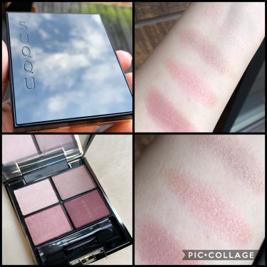 デザイニング カラー アイズ 04 絢撫子(AYANADESHIKO)/SUQQU/アイシャドウパレットを使ったクチコミ（3枚目）