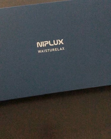 NIPLUX WAISTURELAXのクチコミ「電動腰サポーター
WAISTURELAX

蝶々型プレートが腰にフィットして、
サポーターとし.....」（2枚目）