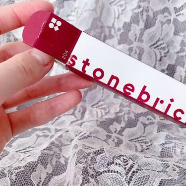 クリームベルベットティント/STONEBRICK/口紅の動画クチコミ5つ目