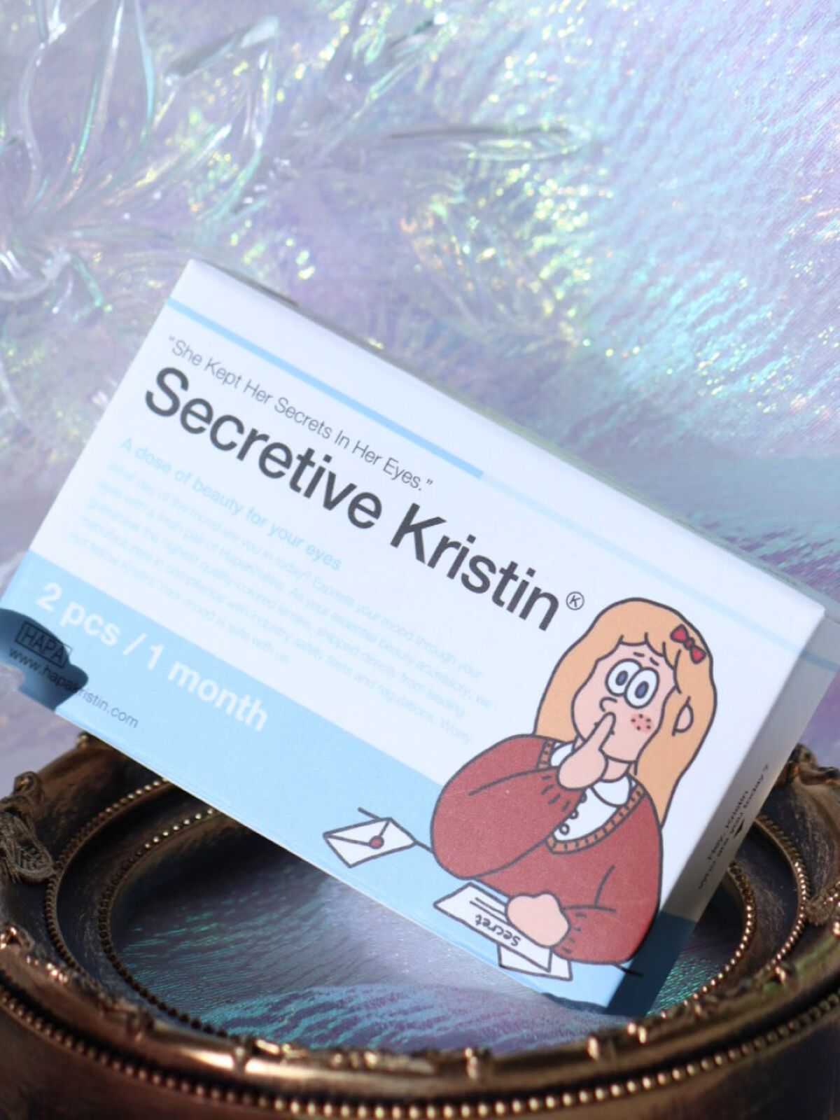 Secretive Kristen/Hapa kristin/カラーコンタクトレンズを使ったクチコミ（1枚目）