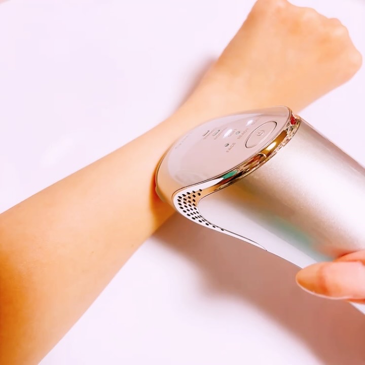 冷風式IPL脱毛器/Sarlisi/家庭用脱毛器の動画クチコミ4つ目