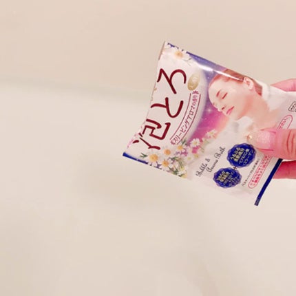 贅沢泡とろ 入浴料 スリーピングアロマの香り/お湯物語/保湿系入浴剤を使ったクチコミ(2枚目)