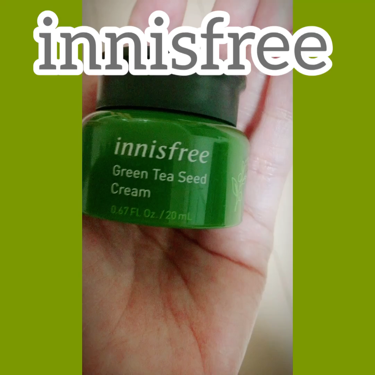 グリーンティーシード クリーム/innisfree/フェイスクリームを使ったクチコミ（2枚目）