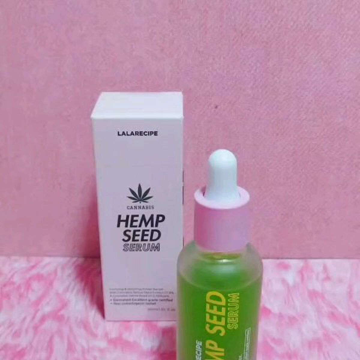 ハンプシード78%ヴィーガンセラム/ララレシピ/美容液を使ったクチコミ（1枚目）