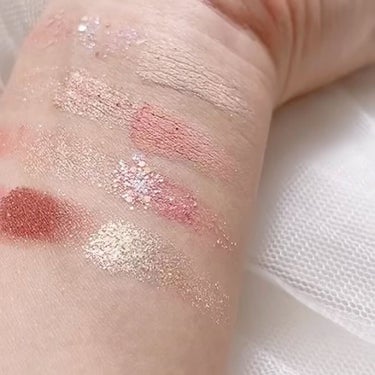 TWINKLE POP Pearl Flex Glitter Eye Palette/CLIO/パウダーアイシャドウを使ったクチコミ（3枚目）