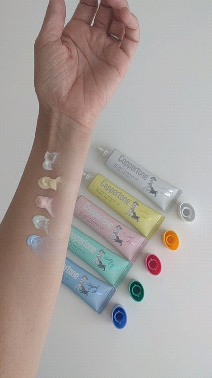 コパトーン シークレットチェンジUV マシュマロホワイト/コパトーン/日焼け止めクリームの人気ショート動画