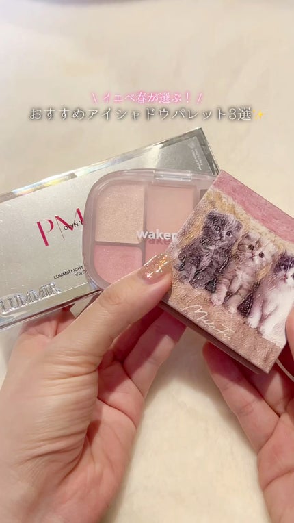 ソフトシアーマルチパレット/wakemake/アイシャドウパレットの人気ショート動画