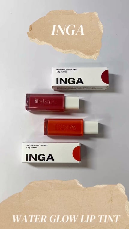 ウォーターグローリップティント/INGA/リップティントの人気ショート動画