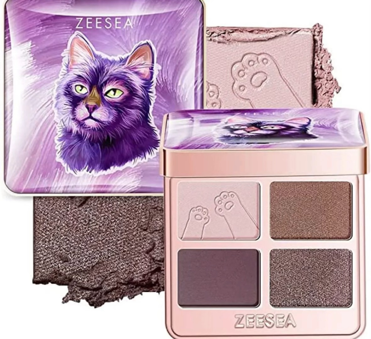 アニマルアイシャドウ(4シェード)/ZEESEA/アイシャドウパレットの人気ショート動画