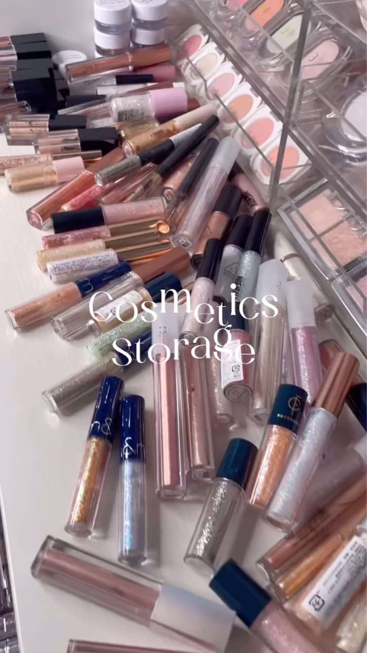 重なるアクリルケース･横型5段/無印良品/その他化粧小物を使ったクチコミ（1枚目）