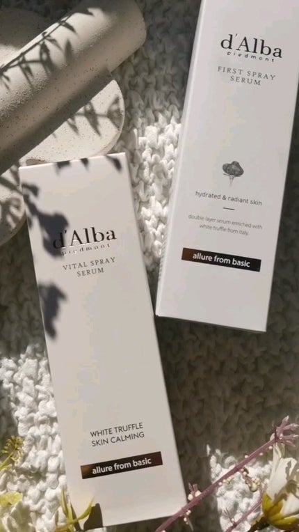 ダルバ ホワイトトリュフファーストスプレーセラム/ダルバ/ミスト状化粧水を使ったクチコミ(1枚目)