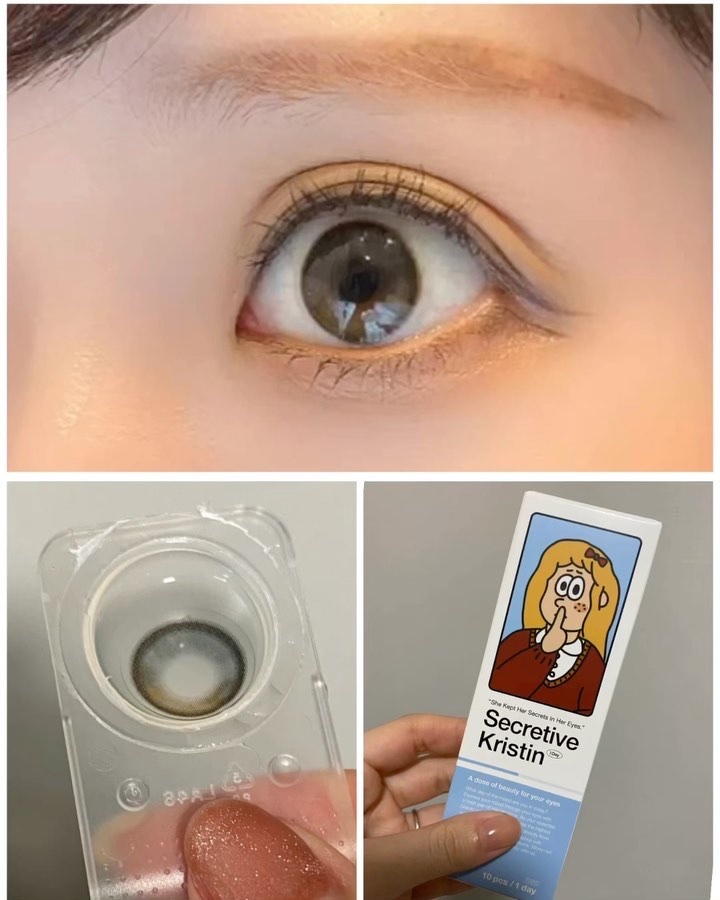 Secretive Kristen/Hapa kristin/カラーコンタクトレンズを使ったクチコミ（2枚目）