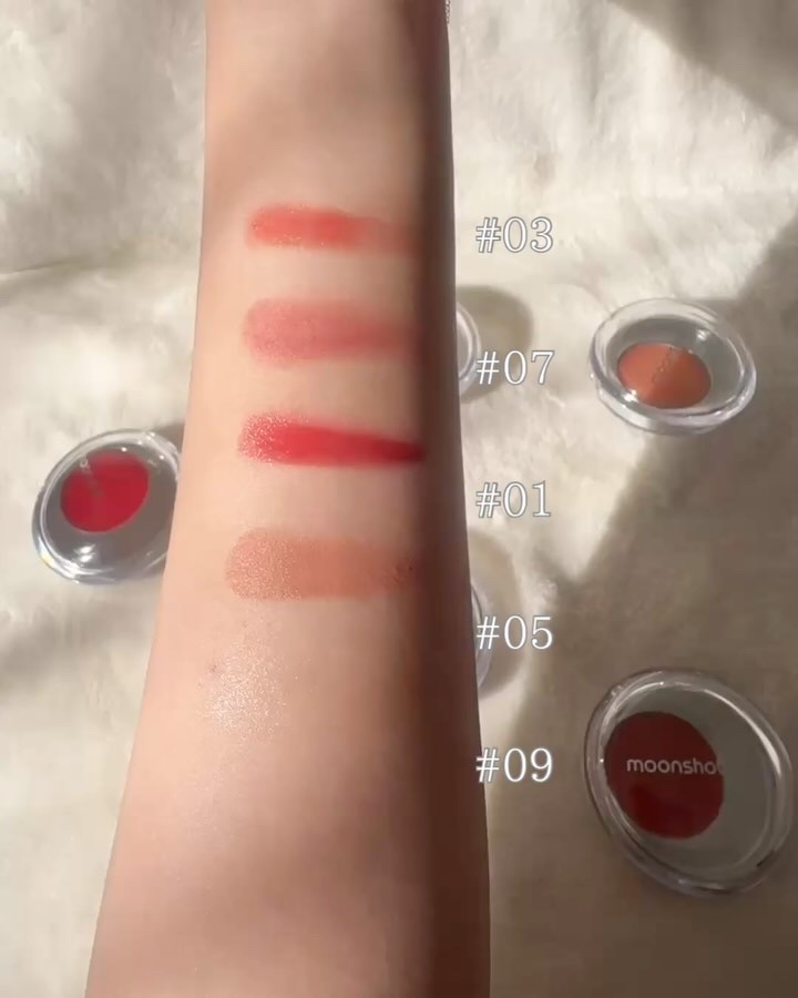 メルティングムードリップ&チーク/moonshot/ジェル・クリームチークを使ったクチコミ（3枚目）