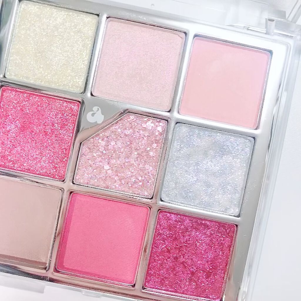 グリッターペディアアイパレット/unleashia/アイシャドウパレットを使ったクチコミ（2枚目）