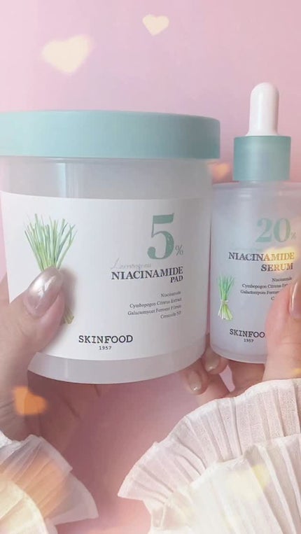 ナイアシンアミド5%パッド/SKINFOOD/その他スキンケアの人気ショート動画