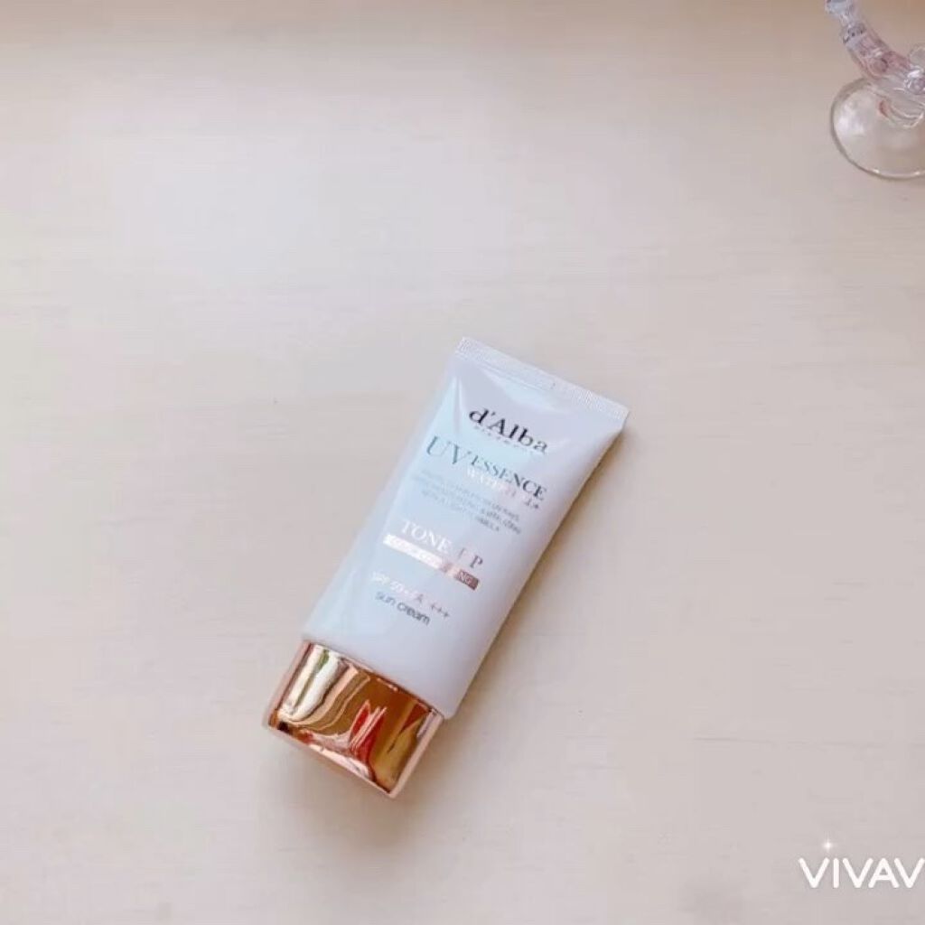 ウォータフルトーンアップサンクリーム/ダルバ/日焼け止めクリームを使ったクチコミ（3枚目）