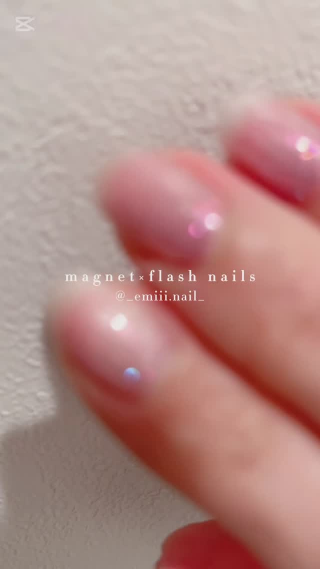 #成城ネイル,#大人上品ネイル,#大人可愛いネイル,#マグネットネイル,#フラッシュネイル,#透明感ネイルのネイルデザイン
