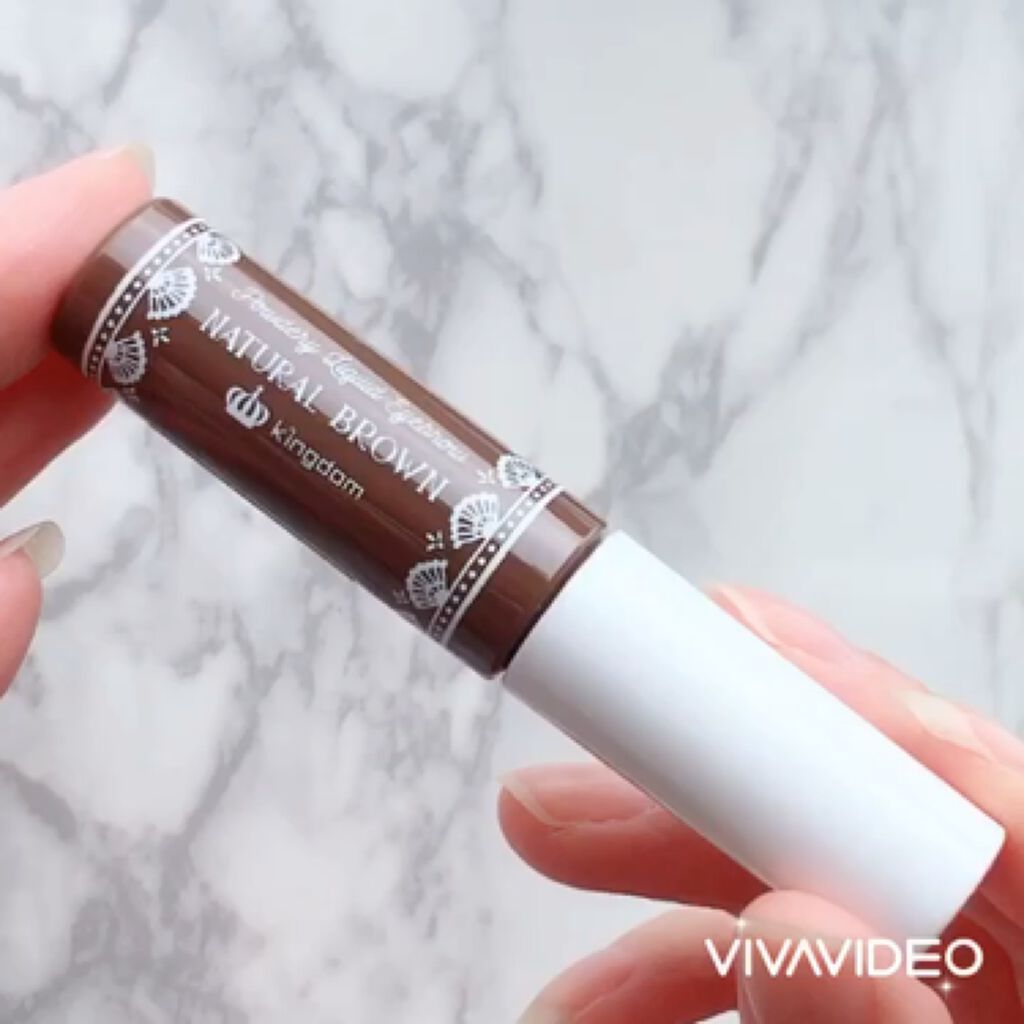 パウダリーリキッドアイブロウ/キングダム/リキッドアイブロウの動画クチコミ2つ目