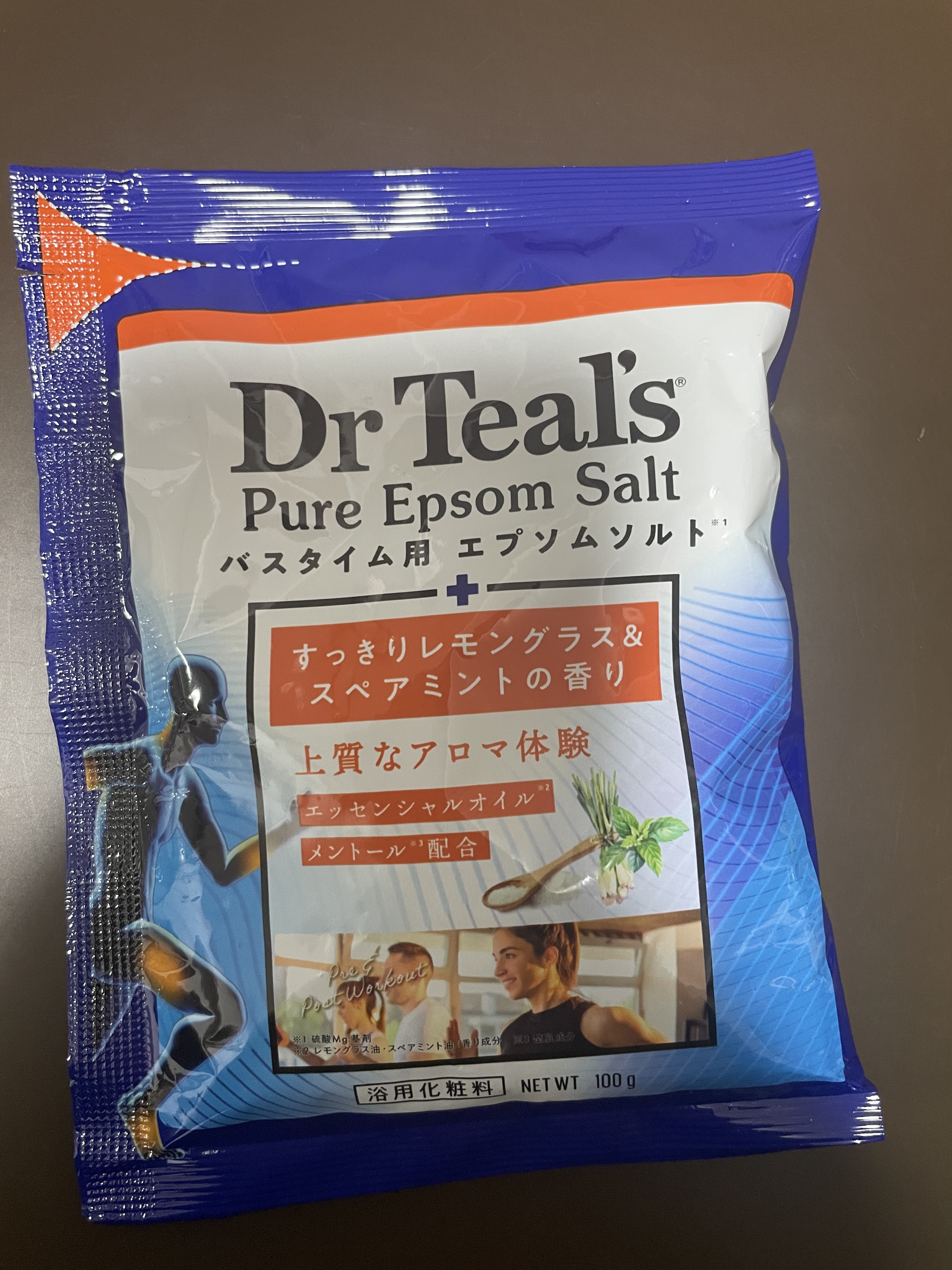 エプソムソルト レモングラス＆スペアミントの香り/ティールズ/入浴剤を使ったクチコミ（1枚目）