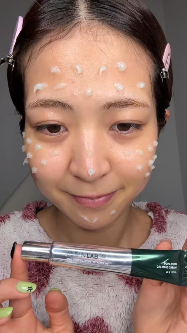 デュアルPDRNカーミングクリーム/MEDI IN LAB/フェイスクリームの動画クチコミ5つ目