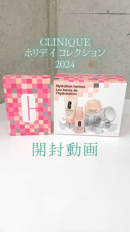 モイスチャー サージ 100H 30 セット 25/CLINIQUE/スキンケアキットの動画クチコミ3つ目