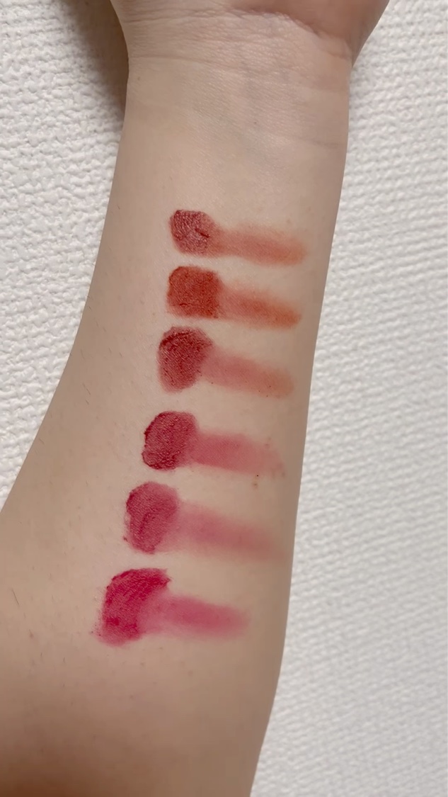 リップシルエットマットベルベットティント/i’m meme/リップティントの動画クチコミ4つ目