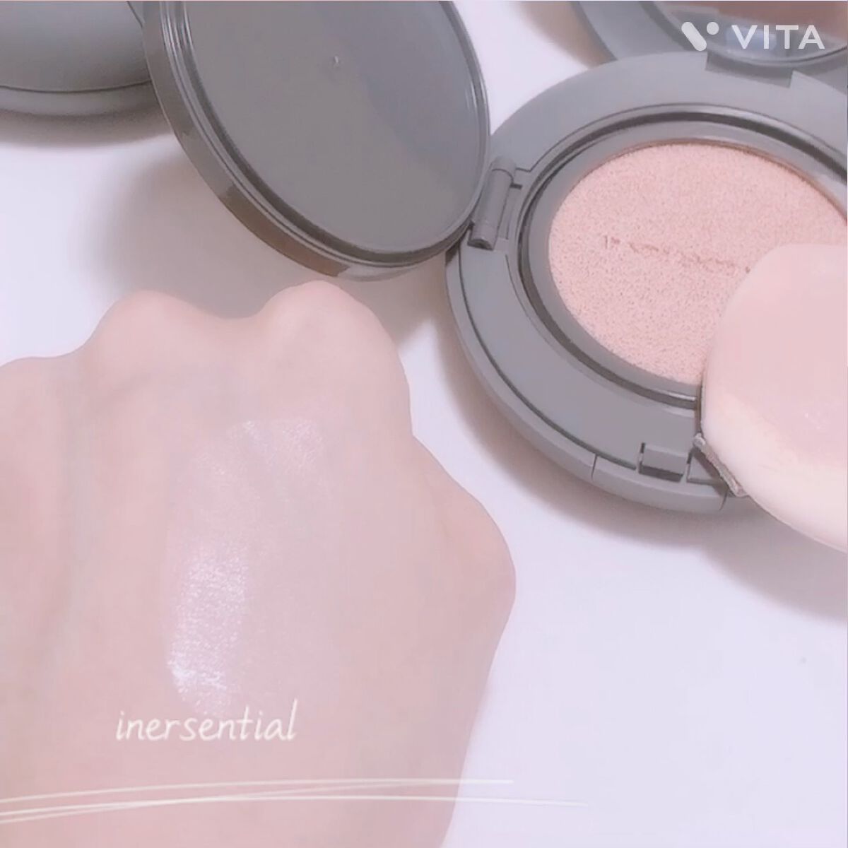 ナチュラルスキンフィットクッション/inersential/クッションファンデーションを使ったクチコミ（1枚目）