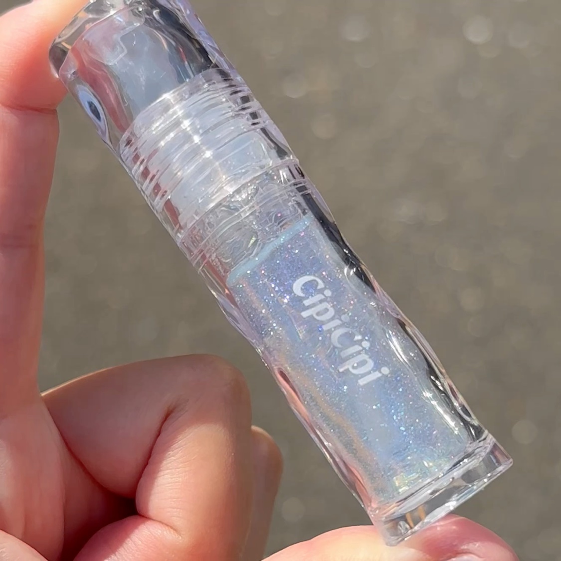 ガラスプランパー 02 みずあめブルー/CipiCipi/リッププランパーを使ったクチコミ（3枚目）