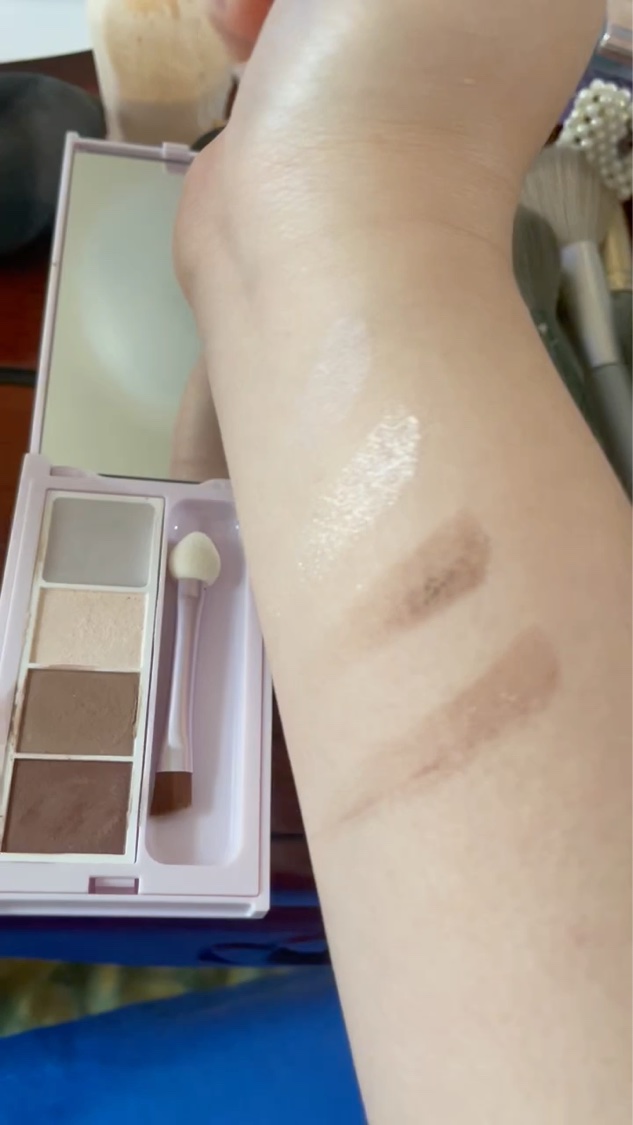 イージールックチェンジアイパレット/MIRAGEM/アイシャドウパレットを使ったクチコミ（3枚目）