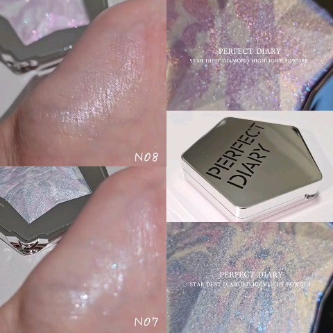 スターダストダイヤモンドハイライトパウダー/PERFECT DIARY/パウダーハイライトを使ったクチコミ（3枚目）