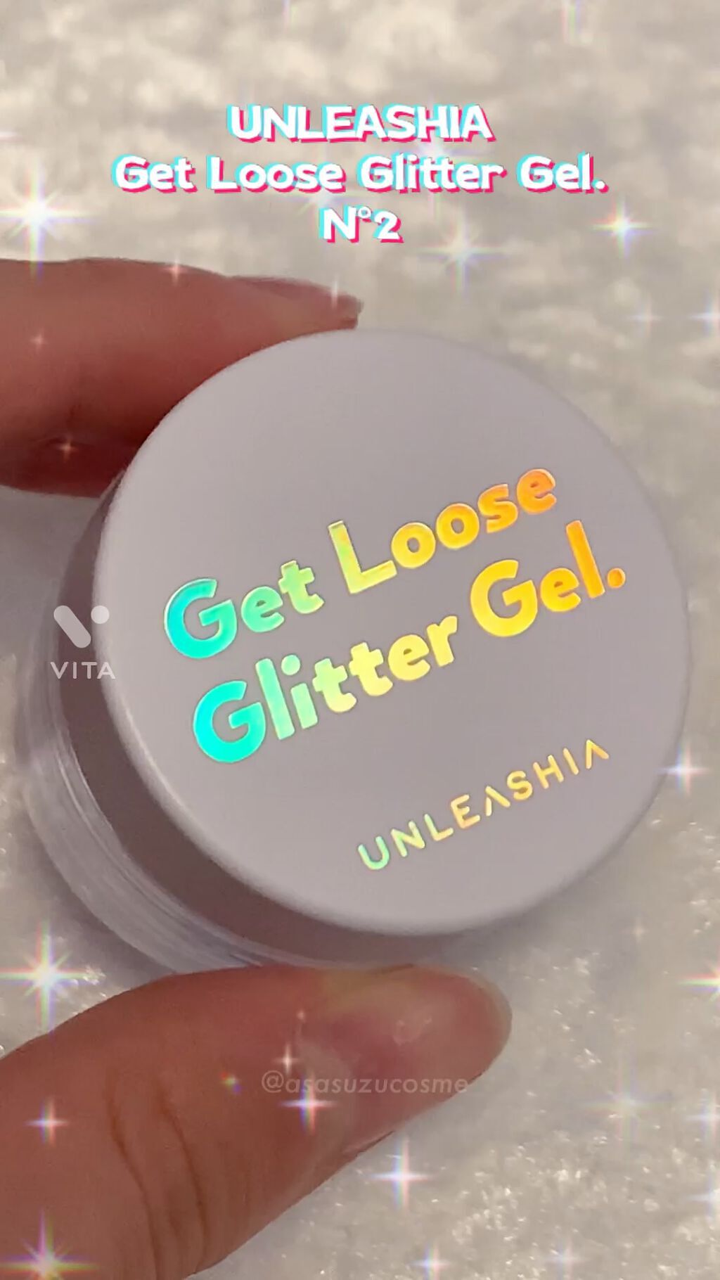 ゲットルーズグリッタージェル/unleashia/グリッターの動画クチコミ4つ目