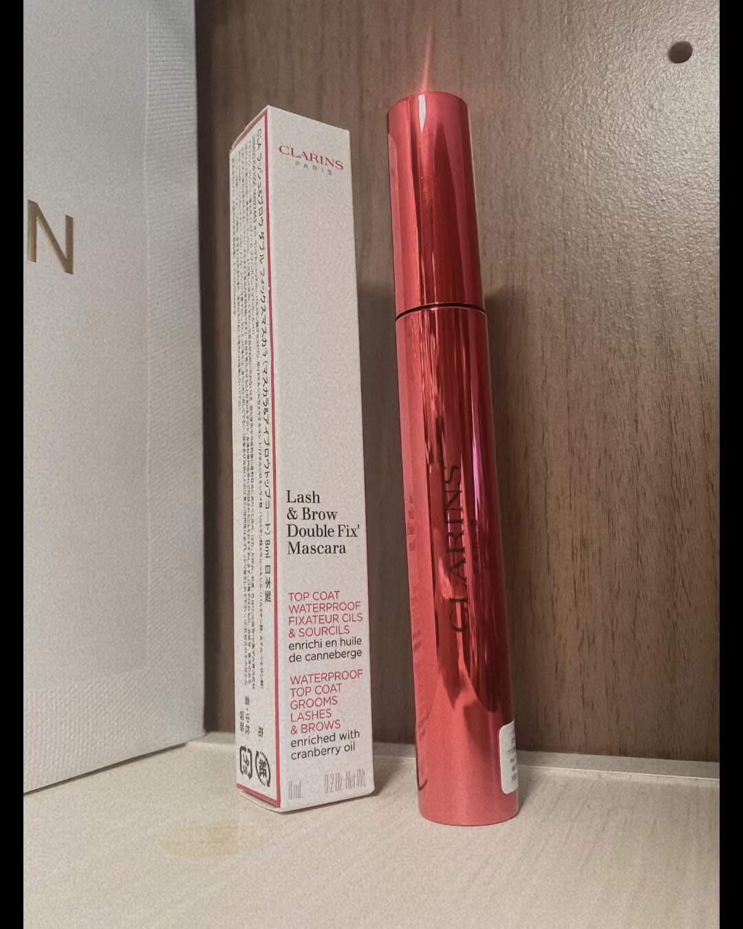 ラッシュ＆ブロウ ダブルフィックスマスカラ/CLARINS/マスカラトップコートを使ったクチコミ（1枚目）