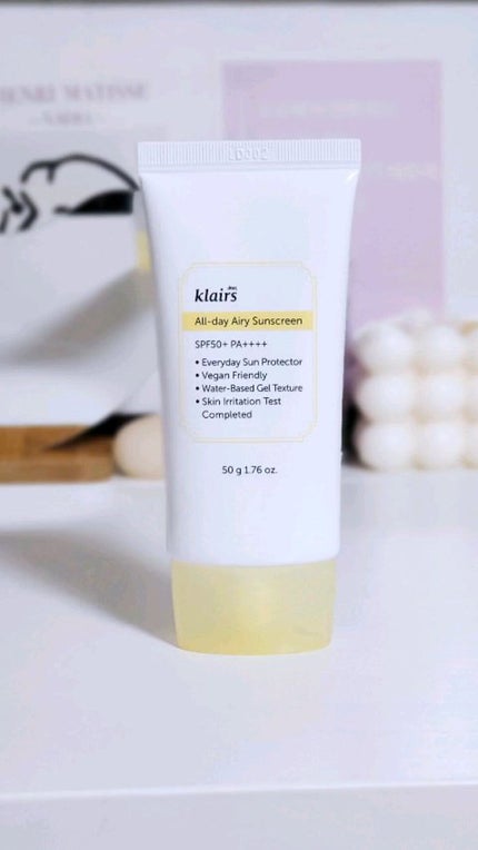 All-day エアリーサンスクリーン50g/Klairs/日焼け止めクリームの人気ショート動画