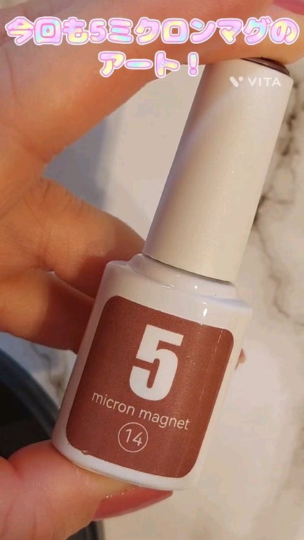 5ミクロンマグネット/ネイル工房/ジェルネイルを使ったクチコミ(1枚目)