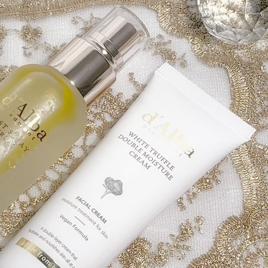 ホワイトトリュフダブルモイスチャークリーム/ダルバ/フェイスクリームを使ったクチコミ（2枚目）