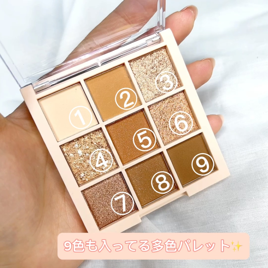 アイシャドウパレット/Kirei&co./アイシャドウパレットを使ったクチコミ（2枚目）