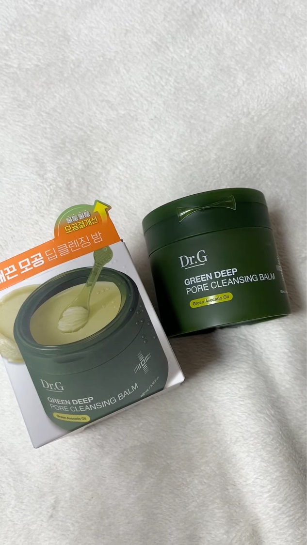グリーンディープポアクレンジングバーム/Dr.G/クレンジングバームを使ったクチコミ（1枚目）